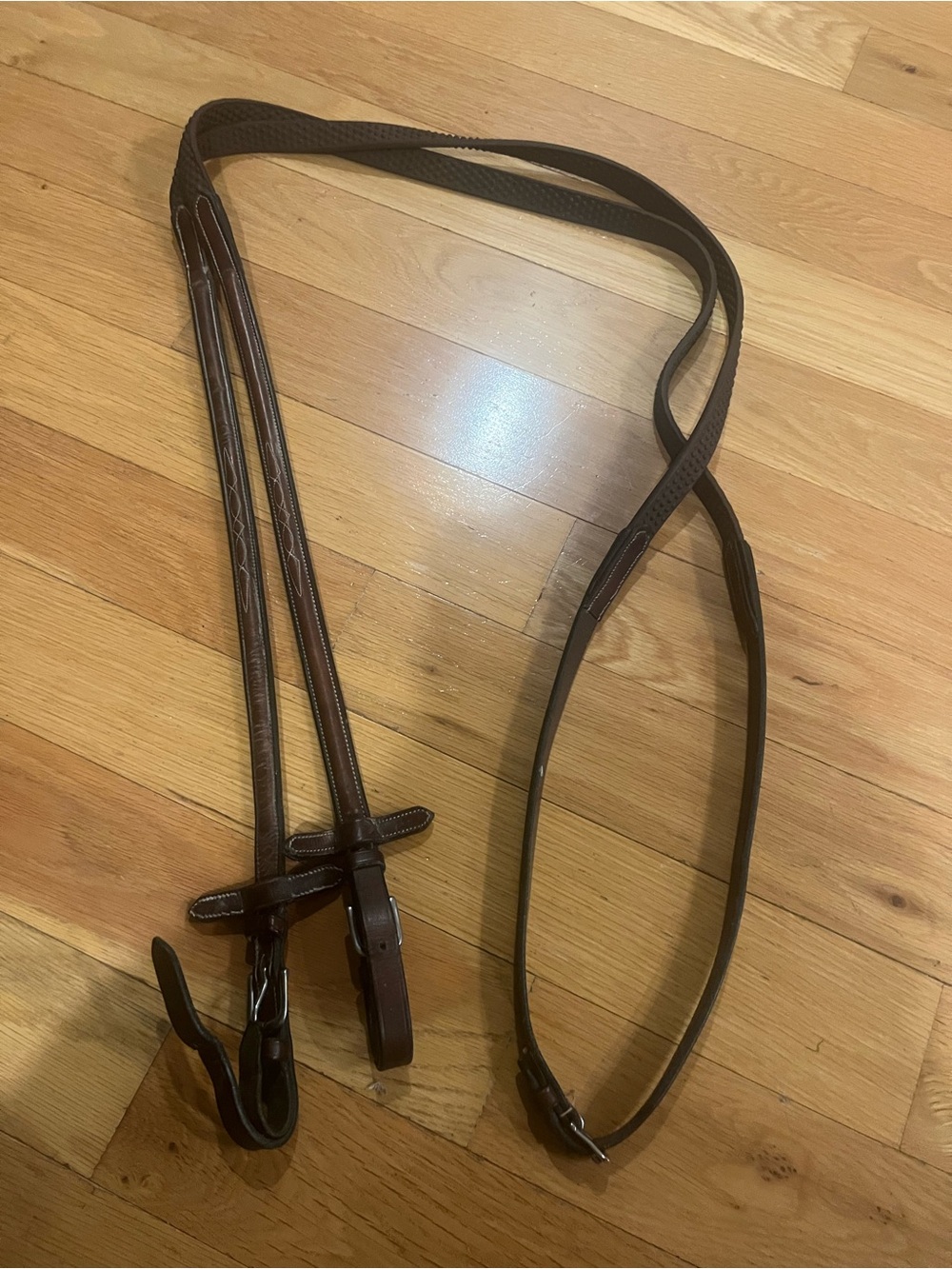 Nunn Finer Soft Grip Fancy Stitched Reins